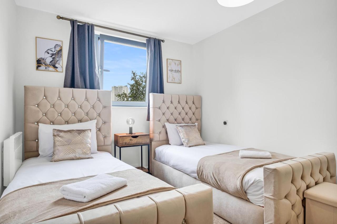 Stylish 4Th Floor 2 Bedroom En Suite City Centre Apartment With Parking By Azura Nights Birmingham Eksteriør bilde