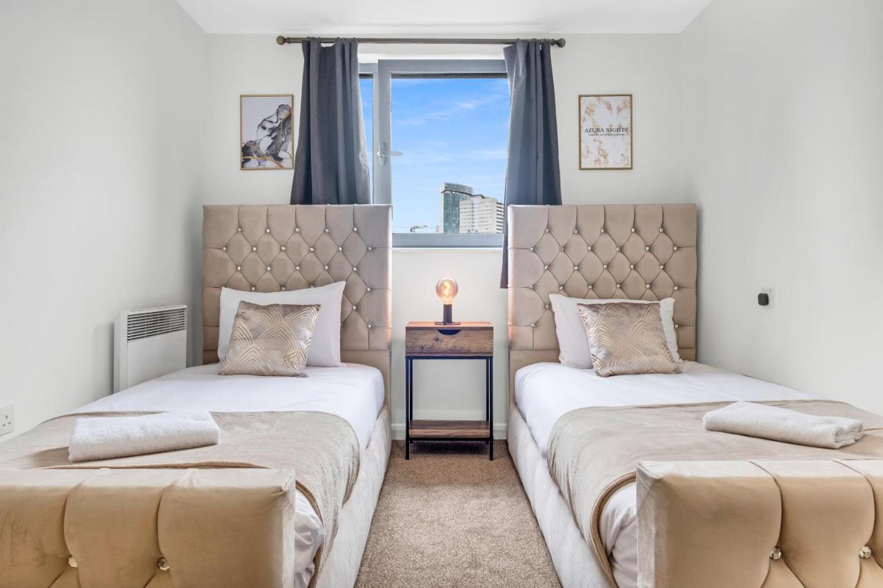 Stylish 4Th Floor 2 Bedroom En Suite City Centre Apartment With Parking By Azura Nights Birmingham Eksteriør bilde